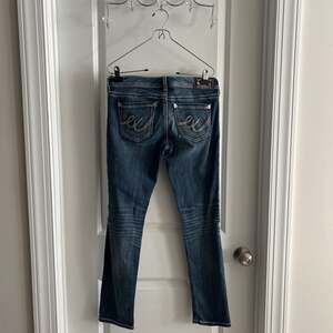 Express Stella Low Rise Skinny Blue Jeans